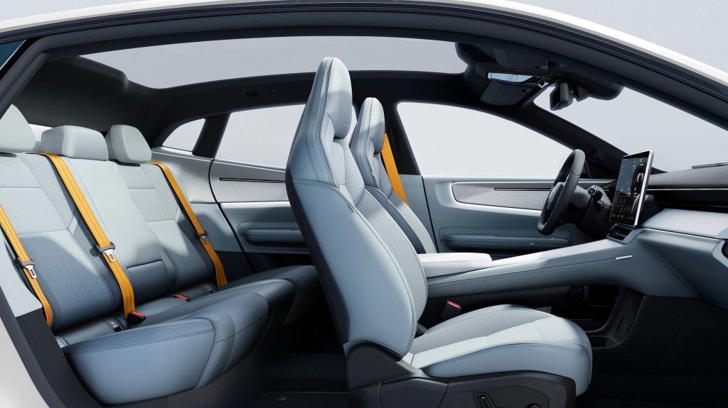 Interior of the Polestar 4