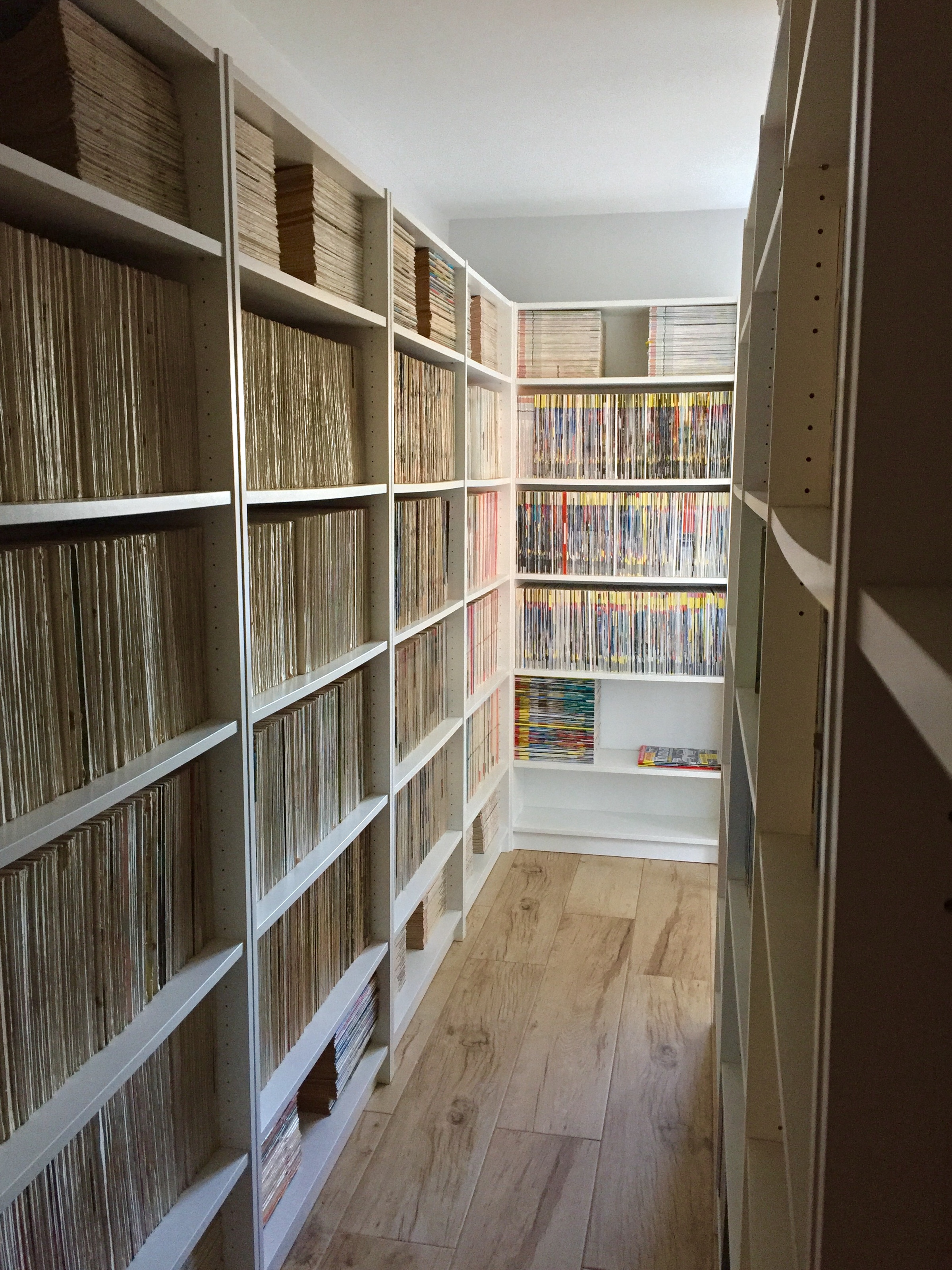Archive shelving at the The Joy Of Specs