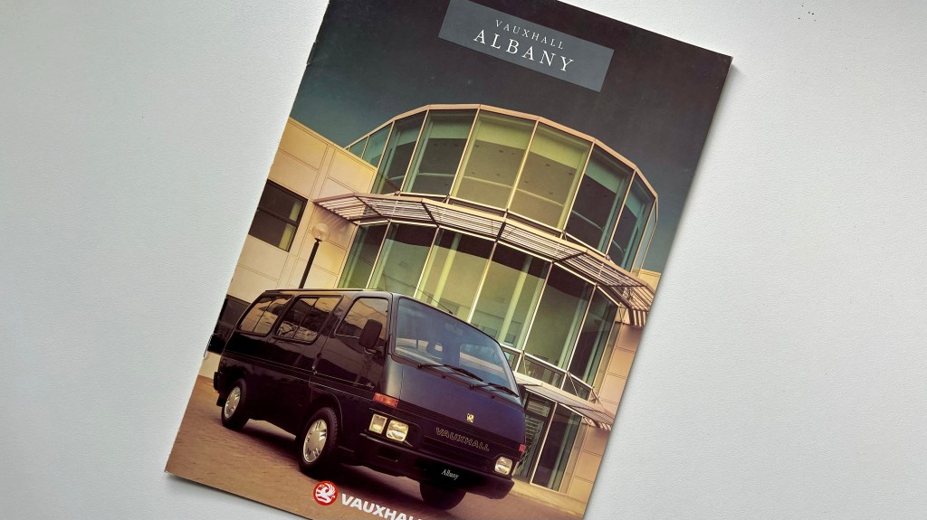 Cover of the seldom-seen Vauxhall Albany's brochure - there are more of these in circulation than the cars themselves!
